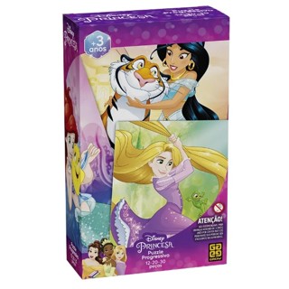 Quebra Cabeça Progressivo Princesa - Grow 2162