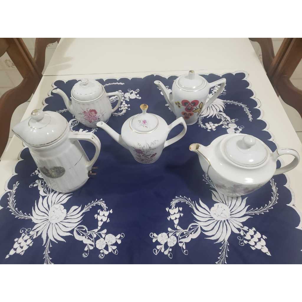 Bules Porcelana antigo / Canelada  / pozzani / cidamar