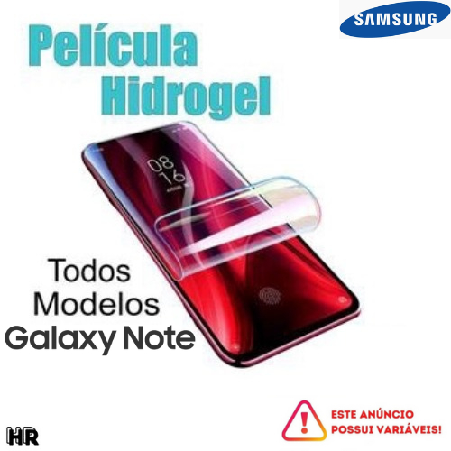 Pelicula Gel Hydrogel HD Anti Impacto Todos Samsung Galaxy Note 8 9 10 20 S8 S9 S10 S10E S20 S21 S22 S23 S24 S25 S26 SFE