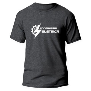 Camisetas Masculina Feminina Estampa Premium Algodão Lisa Academia Casual Trabalho Faculdade Engenharia Elétrica Personalizada