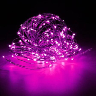 Fio de Fada Led Decoração Natal Festas até 10M - Rosa