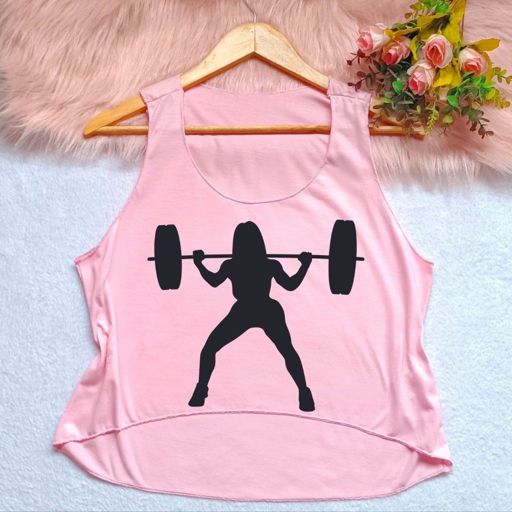 Cropeed feminino regata feminina top roupa de academia crossfit vários modelos em Oferta na Shopee
