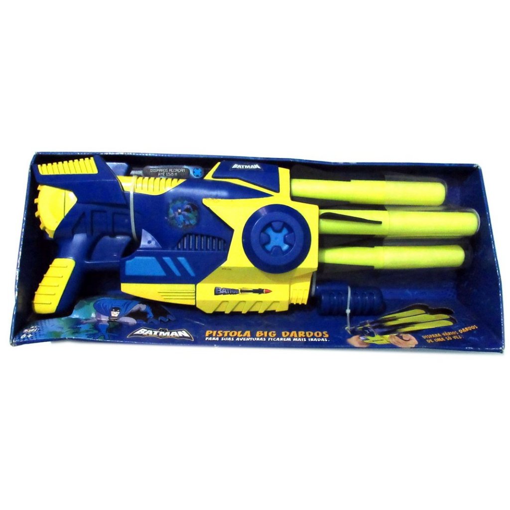 Pistola Big Dardos Estilo Nerf Batman The Brave and The Bold By Kids