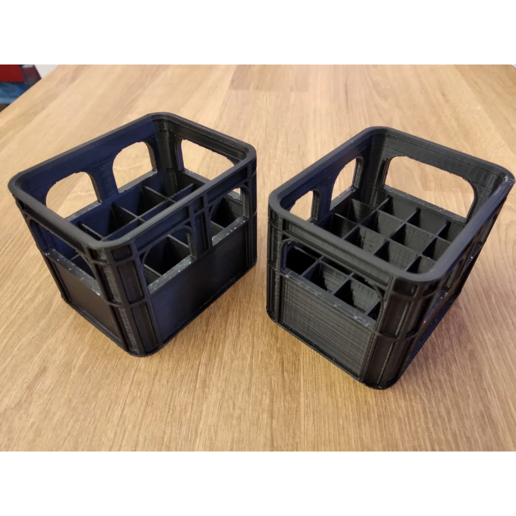 Porta Pilhas AA ou AAA Organizador formato Engradado De Bebidas