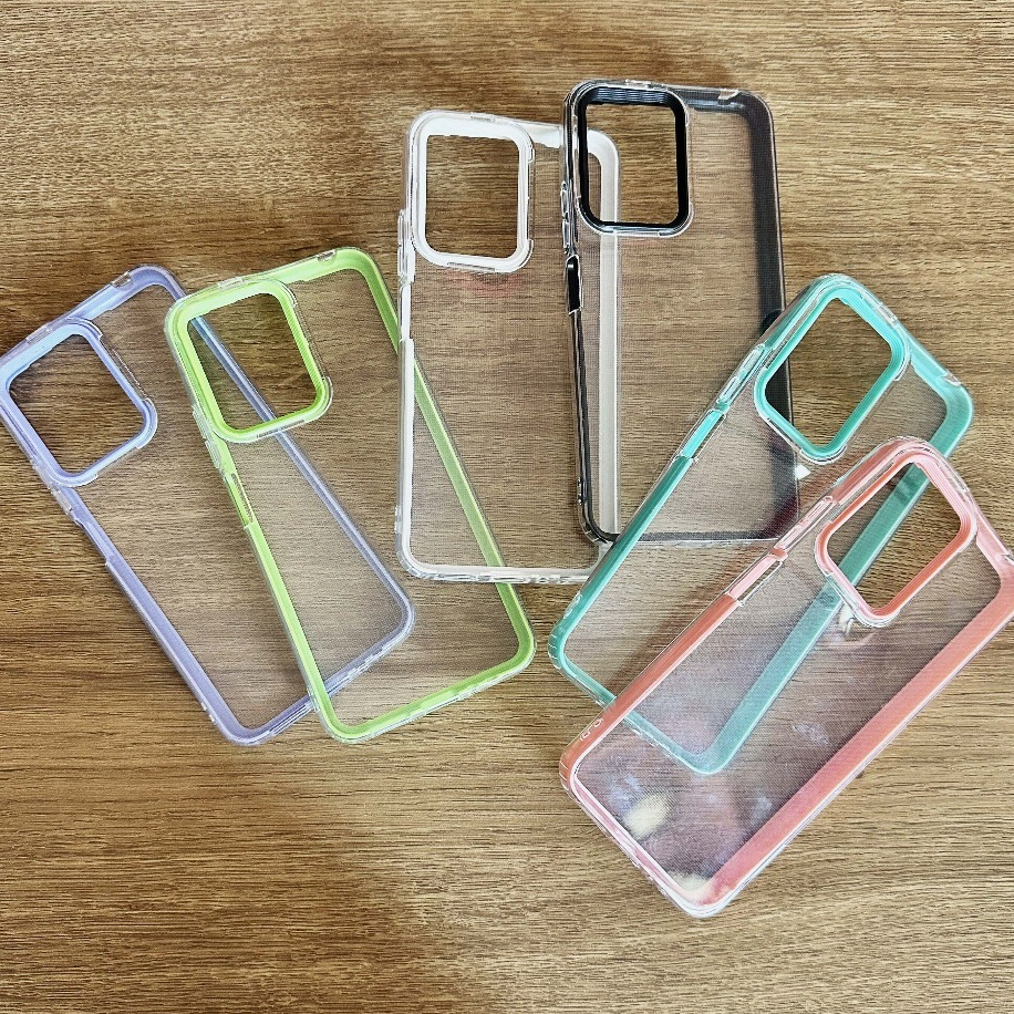 Capa Case Transparente 3 em 1 Realme C55/C53/C51/Note 50 Capinha 360 Protetora Anti Pacto Anti-Pacto