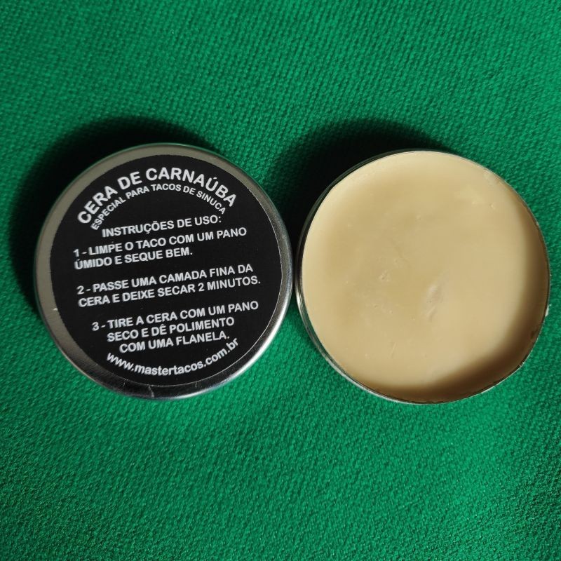 Cera de Carnaúba - Especial para tacos de sinuca