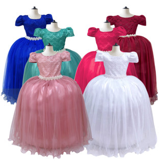 Vestidos Infantil Longo Várias Cores Damas Casamento Formatura 4 ao 16