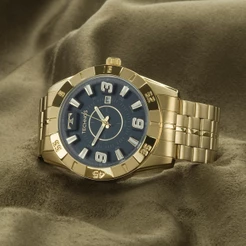 Relogio Masculino Technos Dourado Racer 2115KYZ/4A Original Garantia de 1 Ano Presente Aniversário