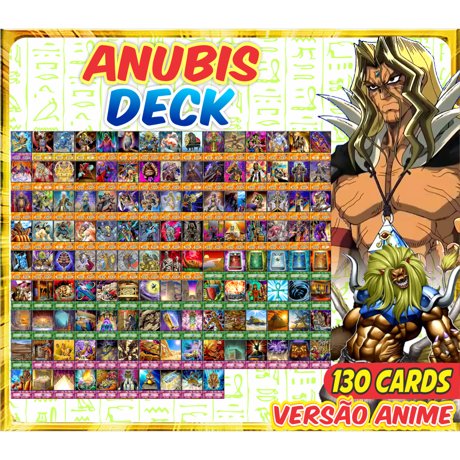 Anubis (130 Cards) Deck Anime