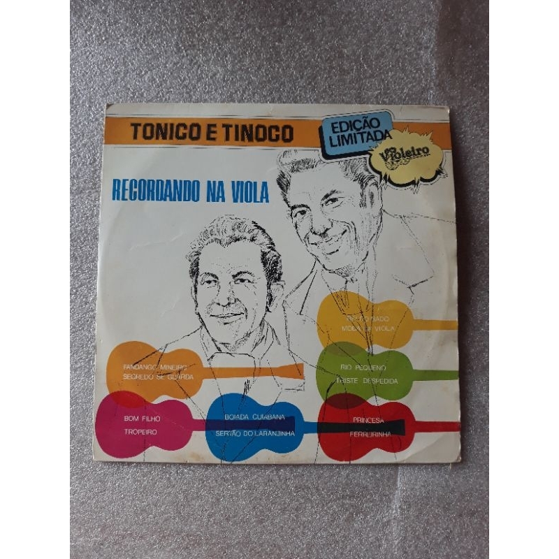 LP Tonico e Tinoco - Recordando na viola  1977