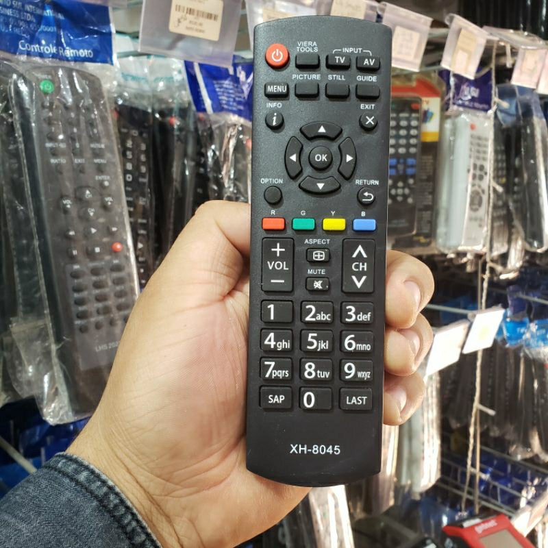 Controle Para TV Panasonic XH-8045 TC-L32B6B TC-32D400B TC-40C400B TC-32A400B TNQ2B3901 TC-L24XM6B