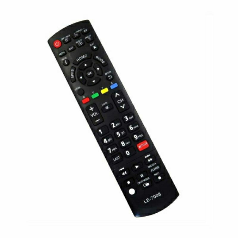 Controle Remoto Tv Panasonic Viera Lcd Led Home Netflix Com Função Net RBR-7808