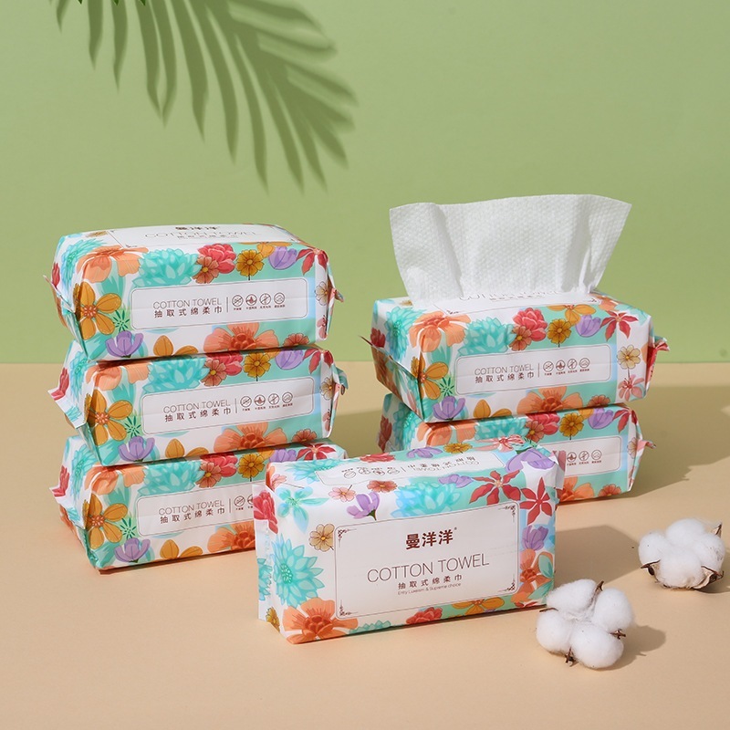 Lenço / Leve 02 Pacotes Toalha Facial, Pele Macia Lencinho, Bebê Maquiagem Premium ref: YSMJ-1 em Oferta na Shopee