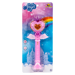 Varinha Angel de Encanto Coração com Luzes e Sons - 25cm