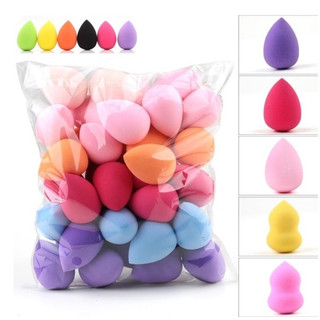 Kit de 6/12/24 Esponjas de Maquiagem - Perfeitas para Base, Corretivo e Contorno, Cores V…