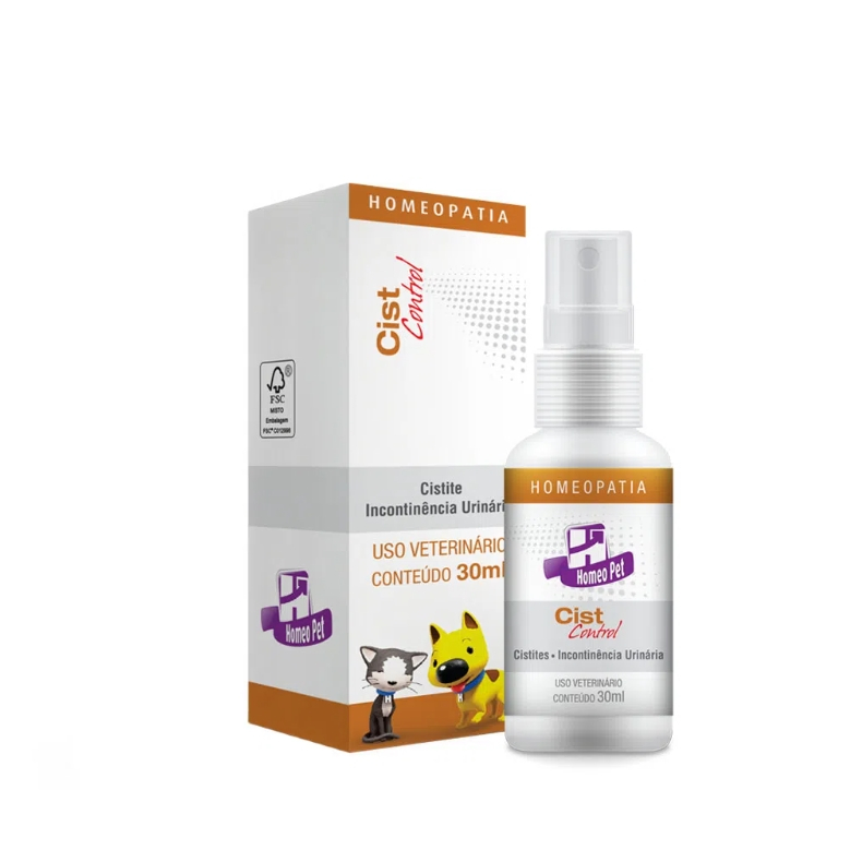 Cist Control 30ml Tratamento de Doenças no Trato Urinário Cães e Gatos Homeopet em Oferta na Shopee