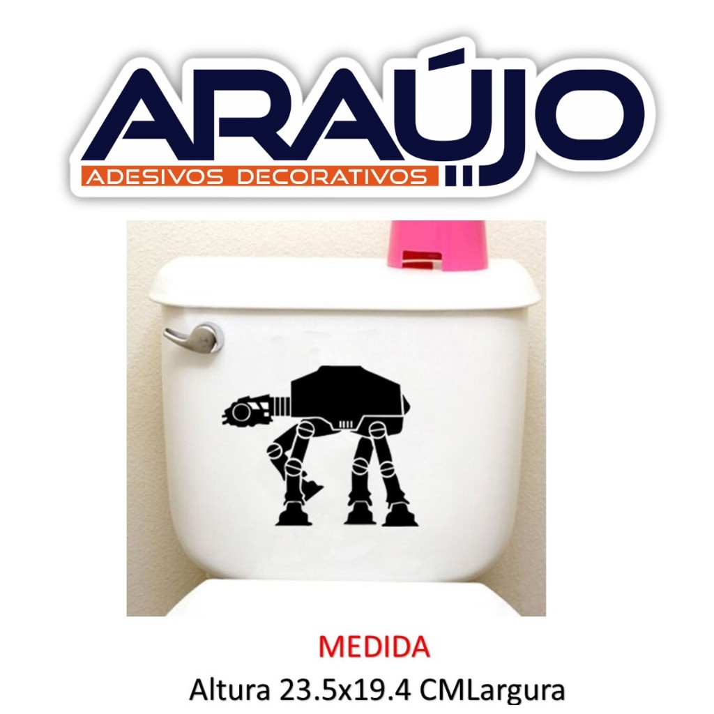 Adesivo Robô Star Wars Para Banheiro Personalizado