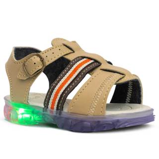 Sandalia Papete Menino Menina Infantil Nº 20 ao 26 Confort Moda Led 15.06i/15.07i/15.08i