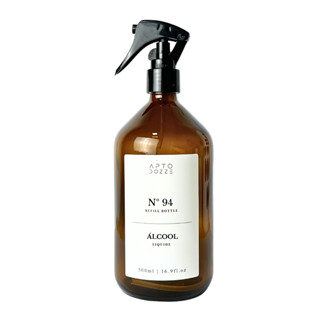Alcool Spray - Frasco Ambar De Vidro 500ml Válvula Gatilho