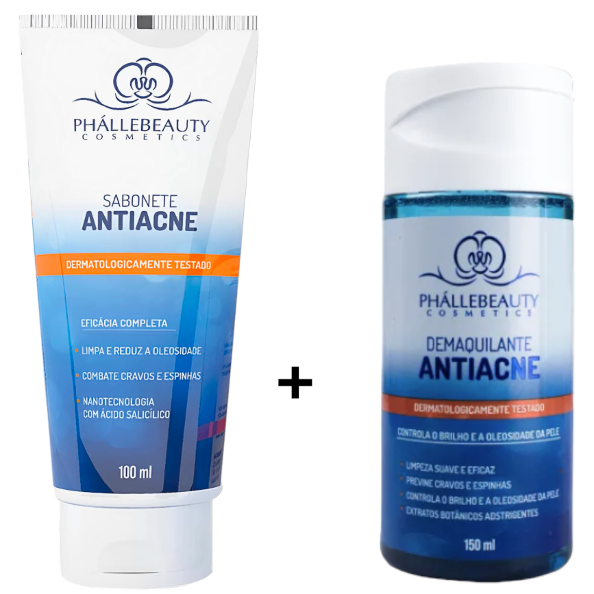 Sabonete Antiacne e Demaquilante Antiacne PhálleBeauty em Oferta na Shopee
