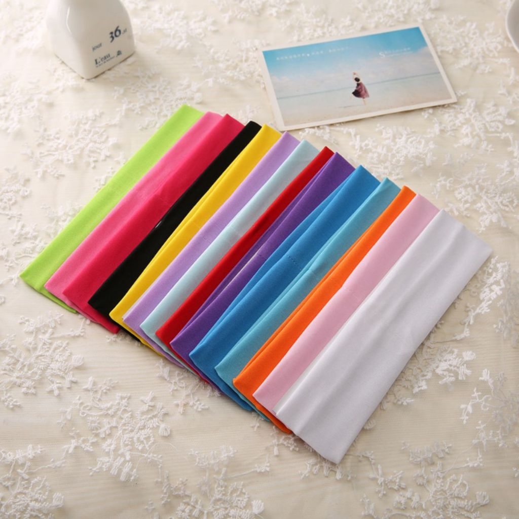 Faixa de Cabelo em Malha Elástica Tiara Esportiva Fitness Yoga Academia Dia Dia