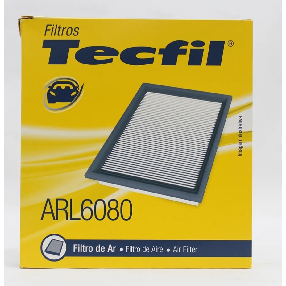 FILTRO AR DO MOTOR FOX, GOL, SAVEIRO, GOLF, POLO, VOYAGE, VIRTUS, CROSS FOX E SPACE CROSS MOTOR 1.6 16V ARL6080