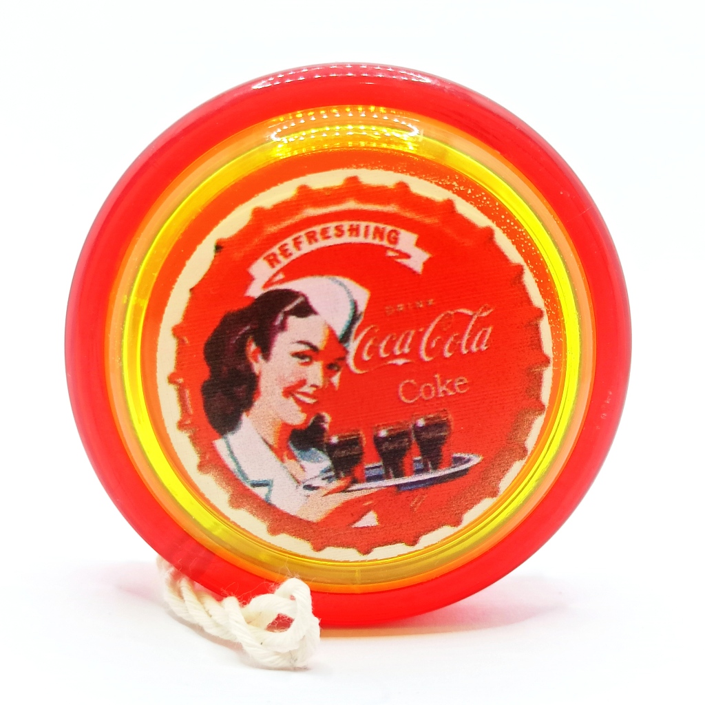 YOYO (IOIO) COCA-COLA RUSSEL COKE PROFISSIONAL + 3 CORDAS DE POLIÉSTER