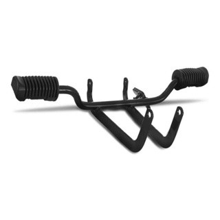 Estribo Central Completo Moto Titan Fan 125 150 2000 A 2008 Pro Tork Preto Novo