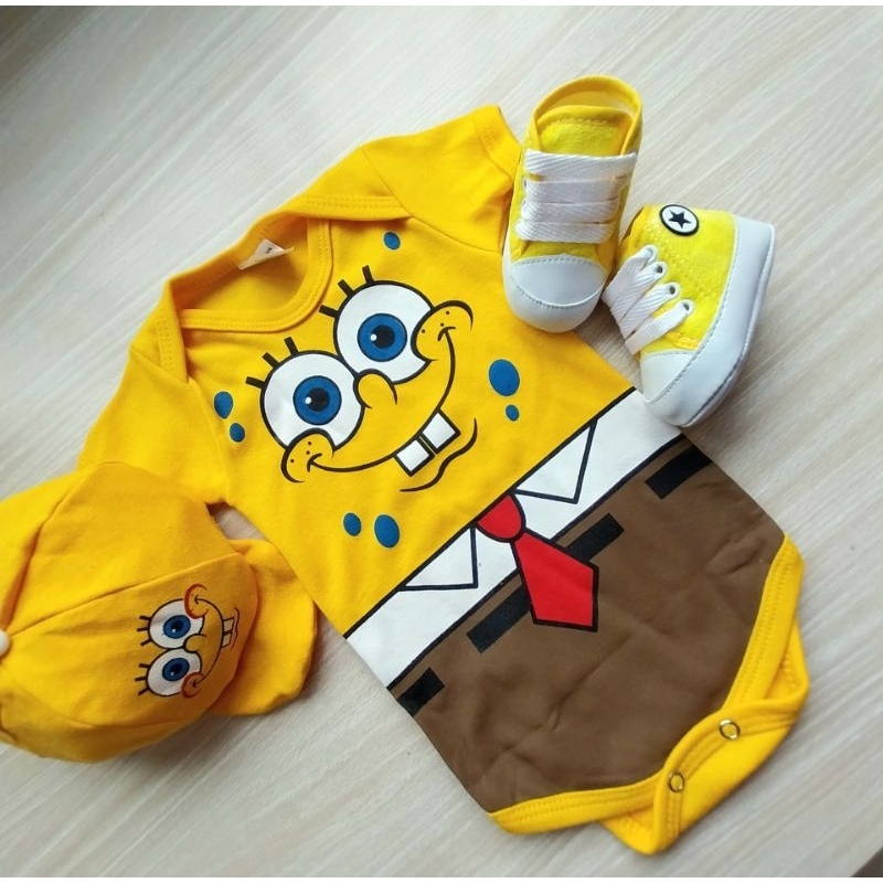 Body Bebe Bob Com Boina Temático/fantasia em Oferta na Shopee