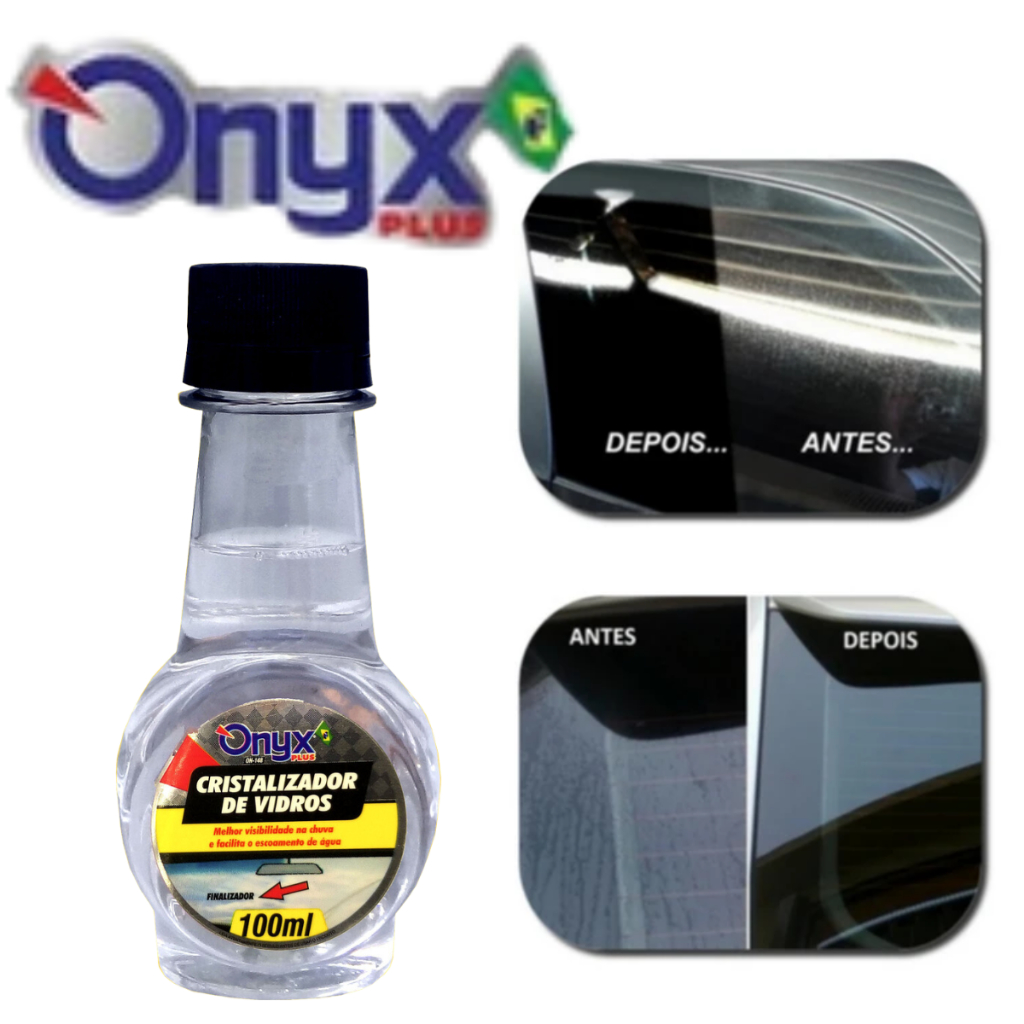 Cristalizador De Vidros Melhora Visibilidade Na Chuva e Facilita o Escoamento Da Agua em Oferta na Shopee