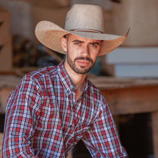 Chapéu Country Soberano Indiana Unissex Rodeio Cavalgada Festa de peão