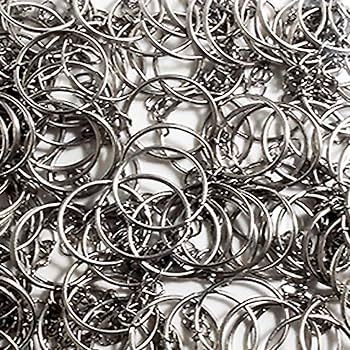 1.000 Argolas Para Chaveiro C/corrente 25mm - Atacado
