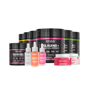 Kit 7 Colágenos Verisol + Kit Sérum Facial + Creme facial Dia e Noite - RenovaBe