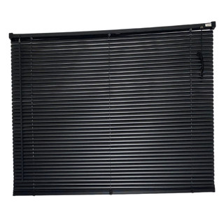 Persiana Horizontal Cortina PVC Preta 70 (L) x 130 (A) cm 0,70 x 130 Completa C/ Kit de Instalação