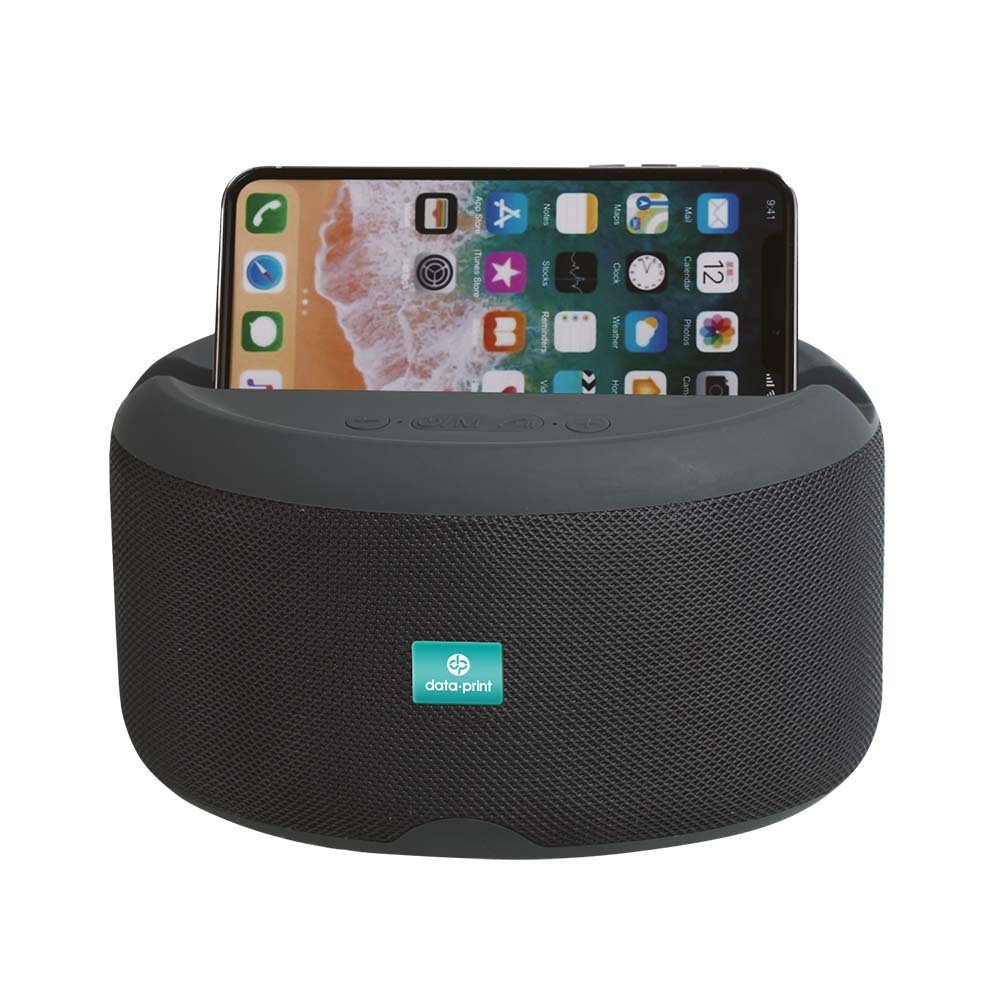 Caixa de Som Colorida Bluetooth USB Micro SD Portátil Rádio Suporte Celular 427