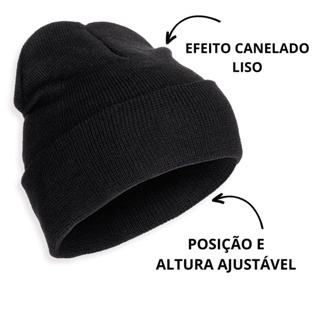 Touca de Lã Forrada Masculino Adulto Toca Gorro Toucas Frio Inverno