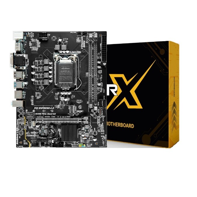 Placa Mãe BRX H510M/BR, Chipset H510G/BR, Intel H510 DDR4, M2 NVME, HDMI/VGA.