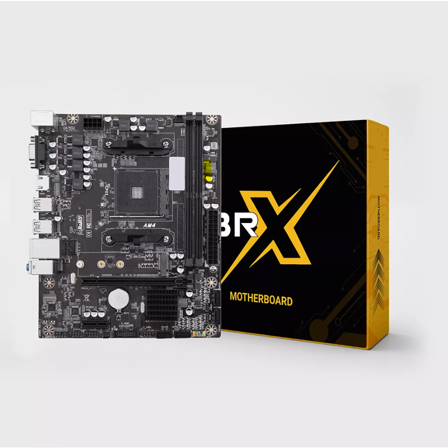 Placa Mãe BRX A320/BR, Chipset Amd A320, Intel A320 DDR4