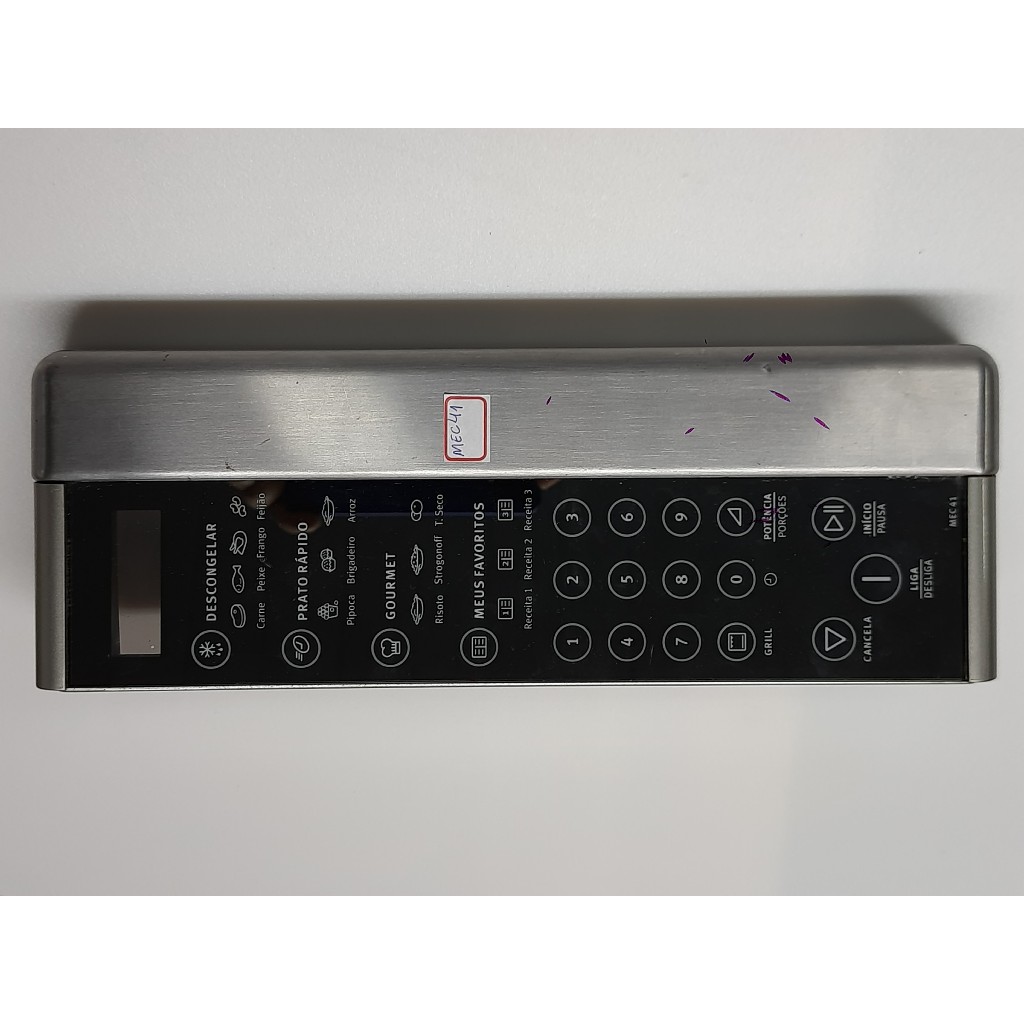 painel frontal touch microondas electrolux mec41. perfeito estado.