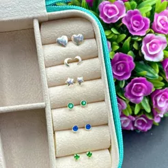 Brinco Feminino de Prata 925 Diversos - Aqua Joias