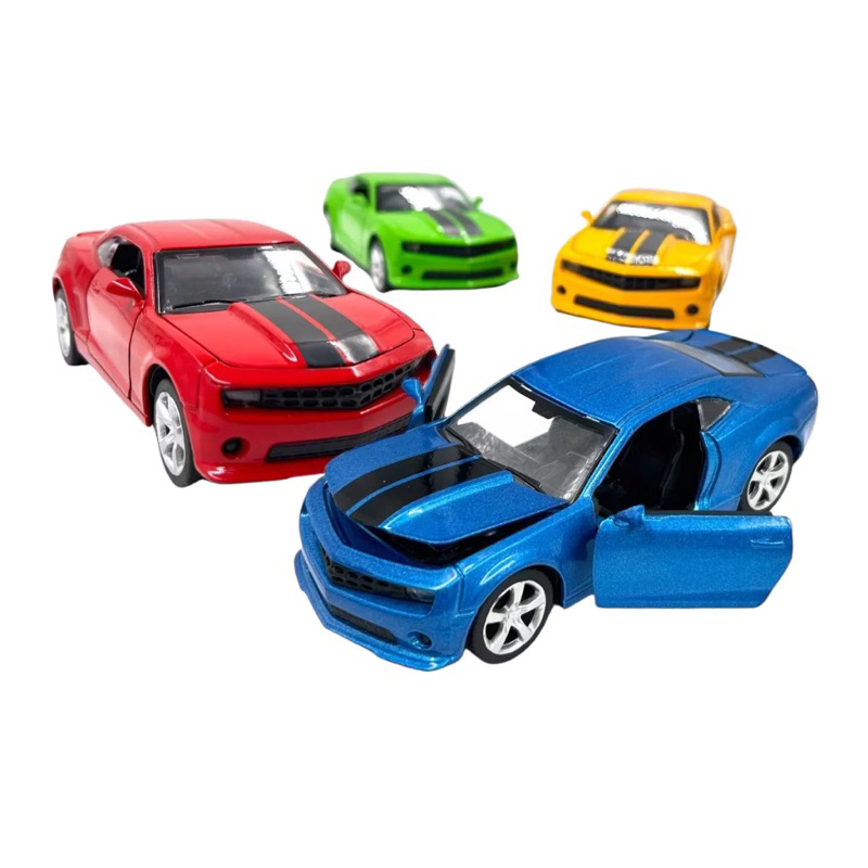 Carrinho Miniatura Camaro Ferro Abre Capô Portinha Fricção Coleção
