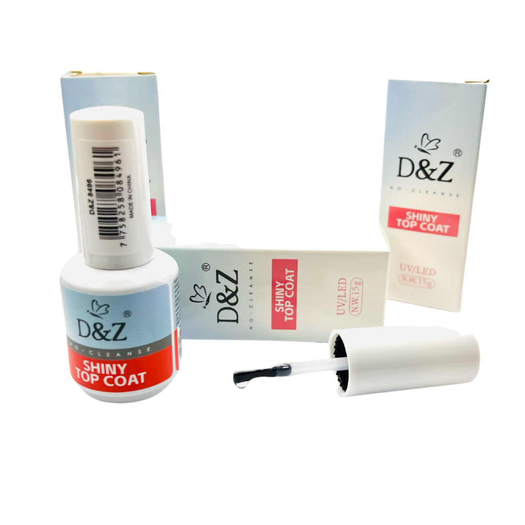 Top Coat Shiny D&Z Brilho Intenso- Extra Fino 15ml em Oferta na Shopee