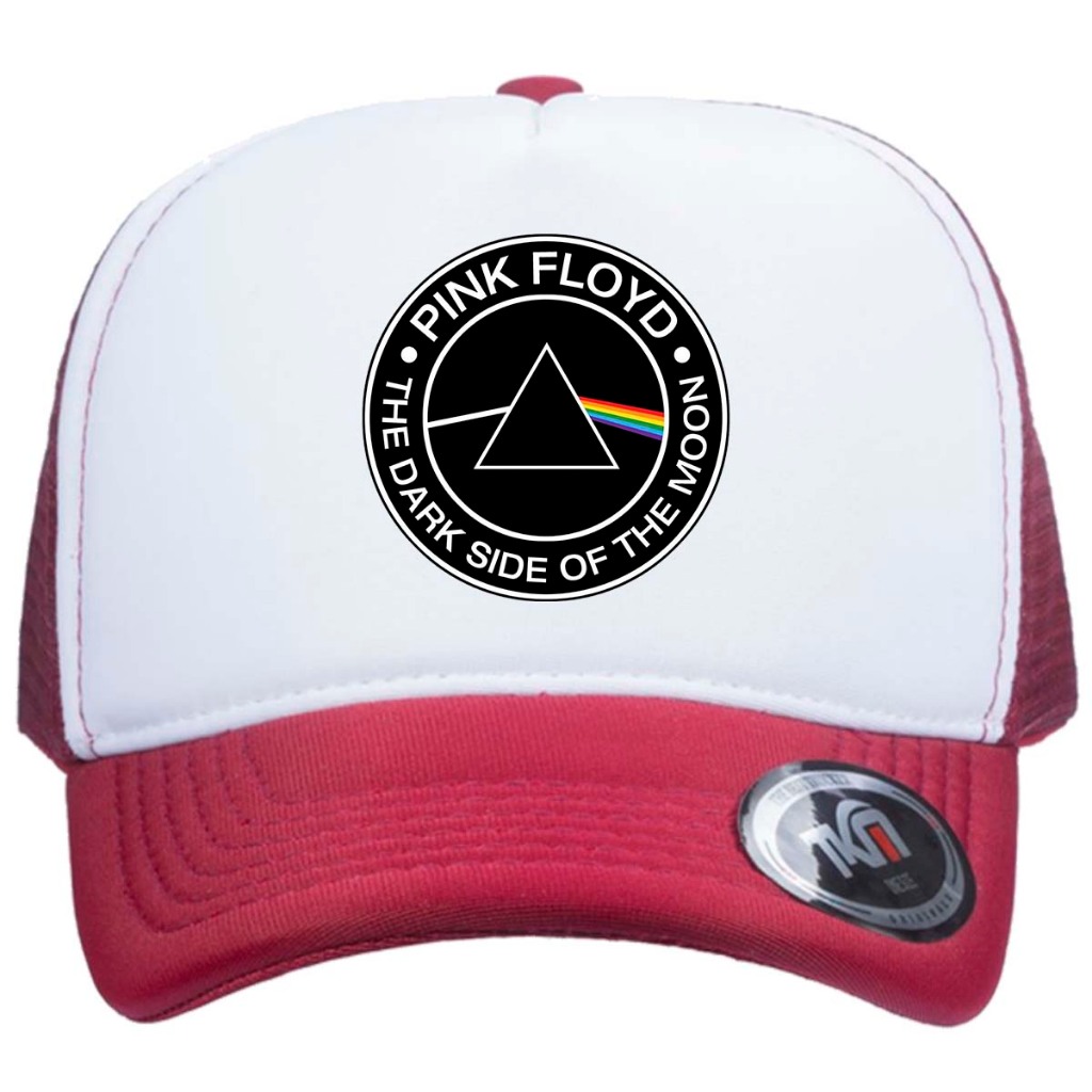Boné Trucker Telinha Rock Pink Floyd