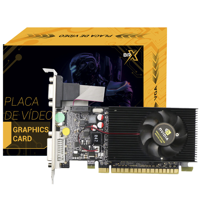 PLACA DE VIDEO BRX VGA GT610 2G D3