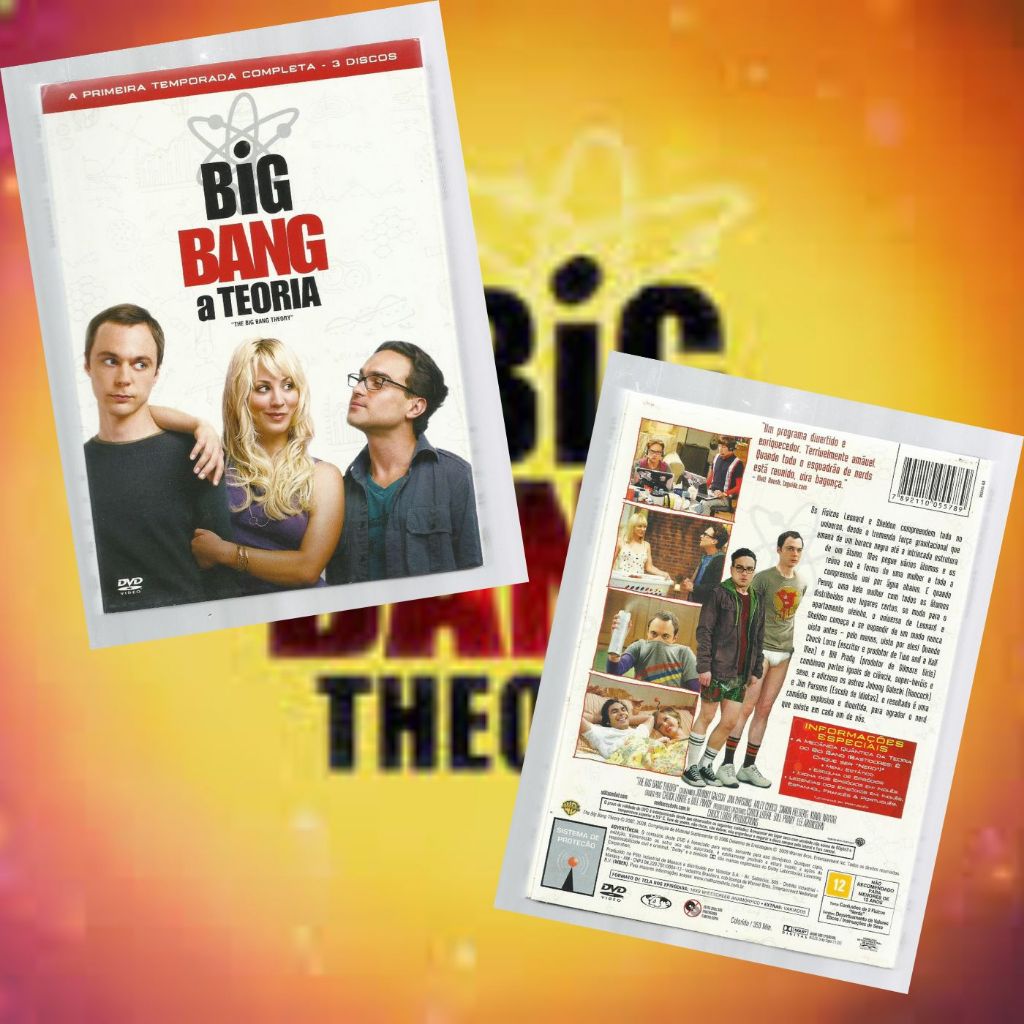 Big Bang a Teoria- The Big Bang Theory- Primeira Temporada Completa- DVD Usado