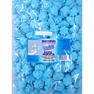 Mini Suspiros Artesanal 140g Azul aprox. 200 unid.