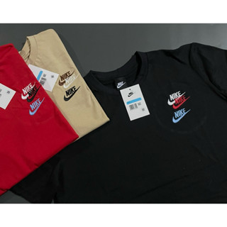 camiseta 3 logo bordada