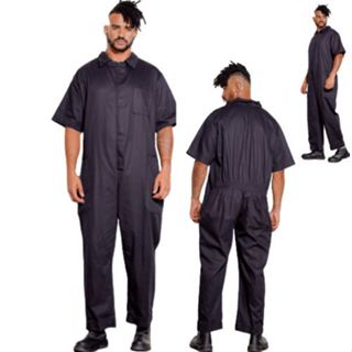 MACACÃO BRIM PROFISSIONAL MANGA CURTA - 31 em Oferta na Shopee