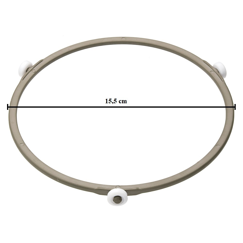 Roldana Rodizio Aro Giratório com 16 cm de diâmetro Para Prato Micro-ondas de 18 a 20 litros em Oferta na Shopee