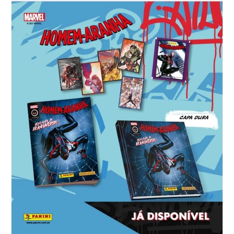 Homem Aranha Spider Man, Bem-vindo Ao Aranhaverso! Álbum Capa Normal, Capa Dura,  Pacote de Figurinhas A Escolher